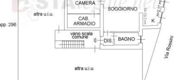 Квартира с 2 комнатами в Джуссано, Италия № 9595 13