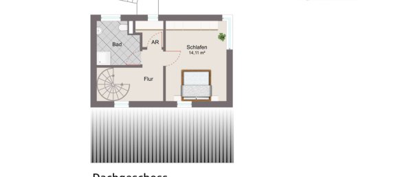 Пентхаус с 2 спальнями в Ингольштадт, Германия № 324468 18