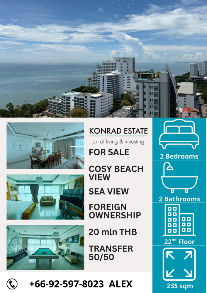 2 bedrooms Condo in Pattaya, Thailand No. 74076