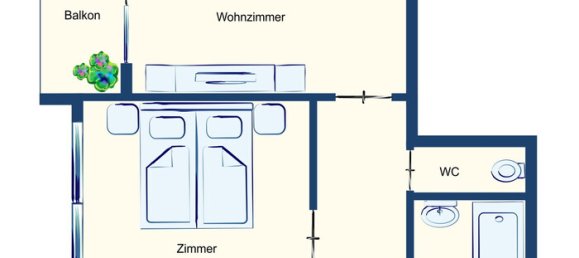 2-Zimmer Wohnung in Lustenau, Austria, Nr. 141635 8