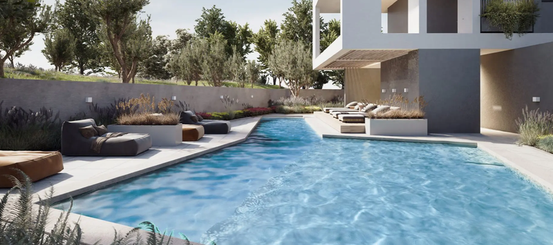 2 غرف نوم بانتهاوس في Agios Athanasios, Cyprus رقم 12102