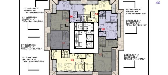 2 rooms Penthouse in Mahmutlar, Turkey No. 9822 12