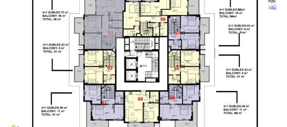 2 rooms Penthouse in Mahmutlar, Turkey No. 9822 20