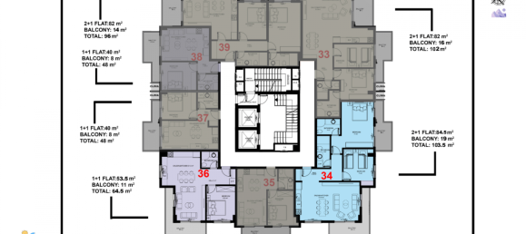 2 rooms Penthouse in Mahmutlar, Turkey No. 9822 17