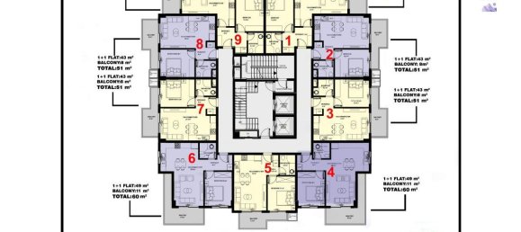 2 rooms Penthouse in Mahmutlar, Turkey No. 9822 4