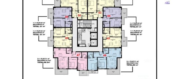 2 rooms Penthouse in Mahmutlar, Turkey No. 9822 9