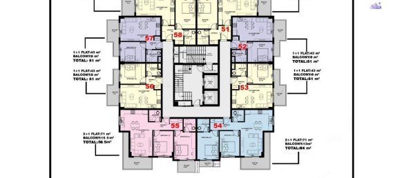 2 rooms Penthouse in Mahmutlar, Turkey No. 9822 10