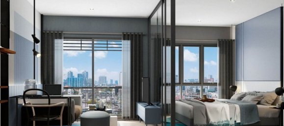 Кондоминиум  с 1 спальней в Бангкок, Таиланд № 2038 3