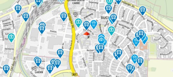 1 Schlafzimmer Wohnung in Ludwigsburg, Germany, Nr. 338691 16