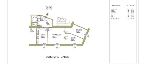 3-Zimmer Wohnung in Brigittenau, Austria, Nr. 252276 13