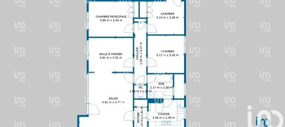 3 غرف نوم شقة في Mondelange, France رقم 80734 11