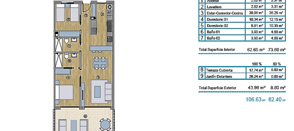 2 bedrooms Apartment in L'Alfàs del Pi, Spain No. 4502 16