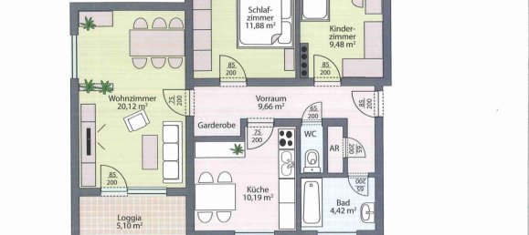 3-Zimmer Wohnung in Judenburg, Austria, Nr. 243879 8