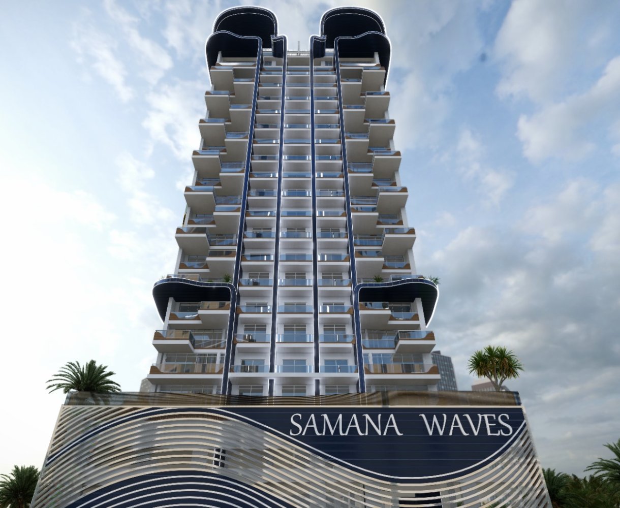 Apartamento T2 em SAMANA WAVES APARTMENTS, Jumeirah Village Circle, UAE N.º 59265