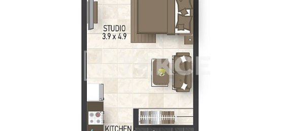 1 غرف نوم شقة في دائرة قرية جميرا, UAE رقم 15416 23