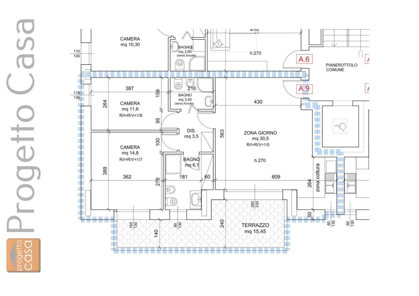 2 Schlafzimmer Wohnung in San Cesario sul Panaro, Italy, Nr. 171152