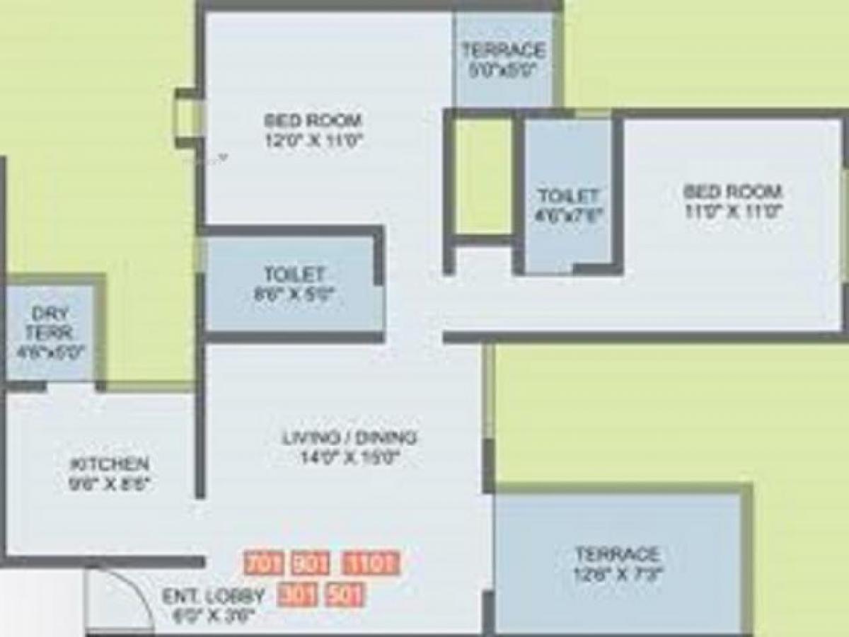 2 bedrooms House in Pune, India No. 17744