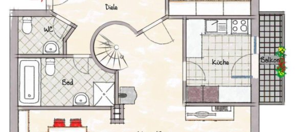 3-salle Duplex à Erlangen-Hochstadt, Germany No. 318189 2