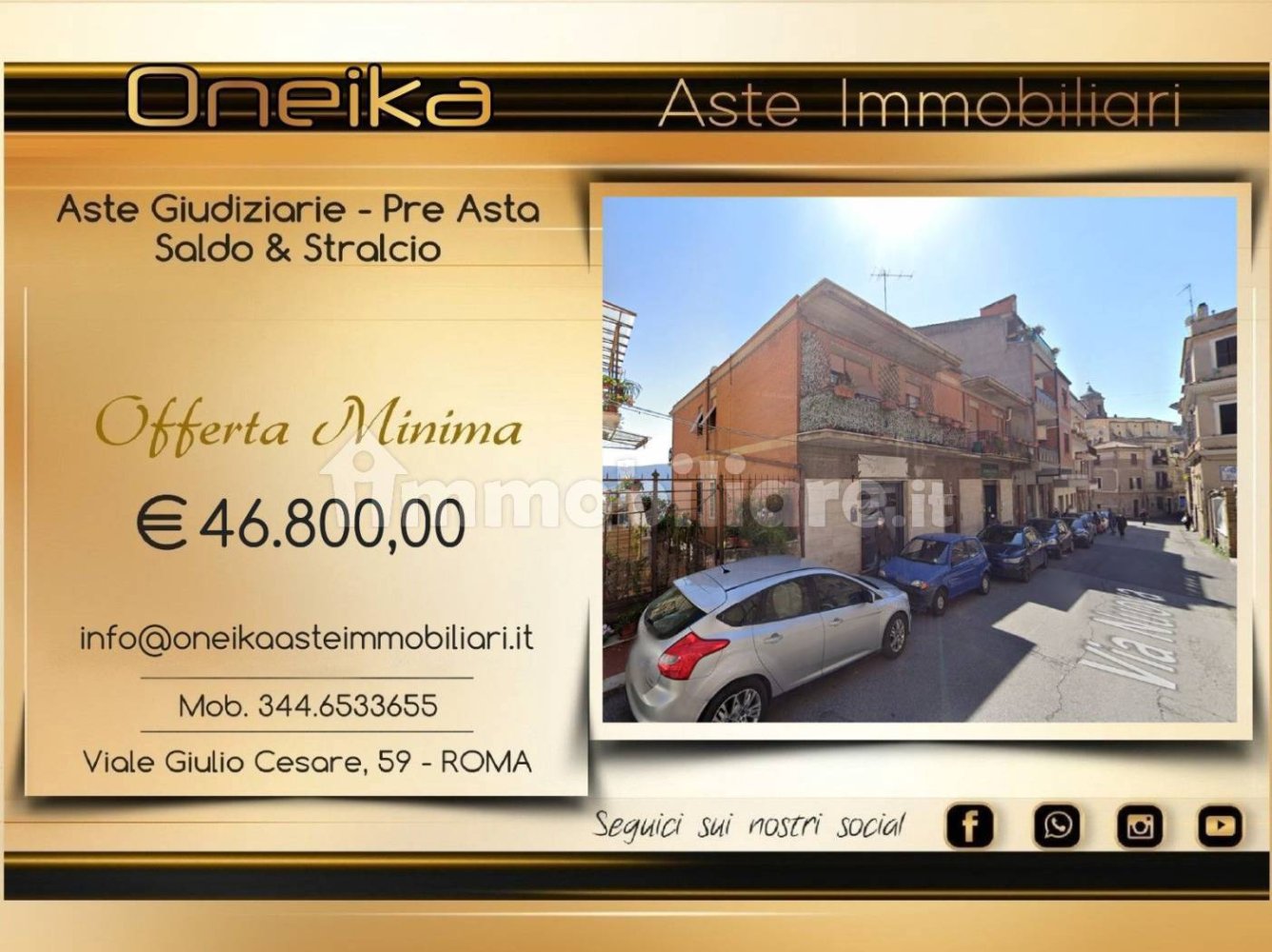 Apartamento T2 em Guidonia Montecelio, Italy N.º 15774