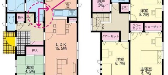 4 bedrooms House in Fukuoka, Japan No. 4780 2