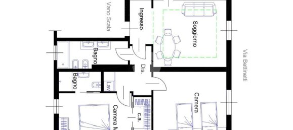 3 غرف نوم شقة في Rho, Italy رقم 357773 28