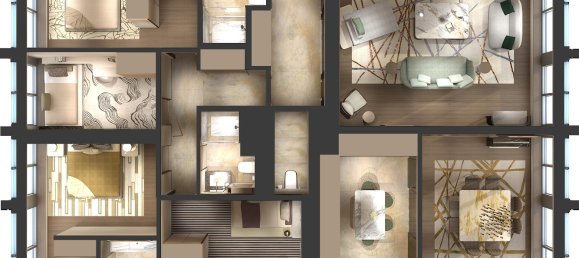 Apartment 4+1 in Istanbul, Turkey No. 338 6