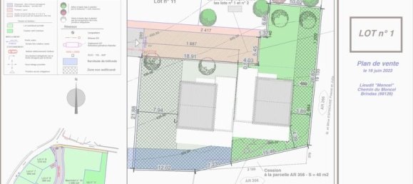 Terreno em Brindas, France 459 m² N.º 78045 3
