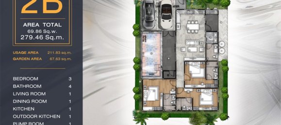 3 Schlafzimmer Villa in Pattaya, Thailand, Nr. 60160 12