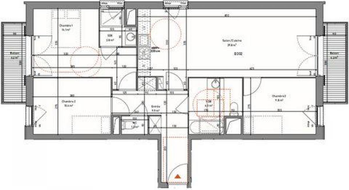 Condominio de 3 dormitorios en Taverny, France No. 36364