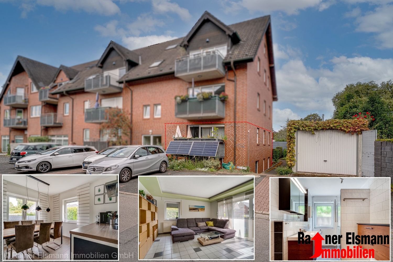 Apartamento de 3 habitaciónes en Wesel, Germany No. 208890