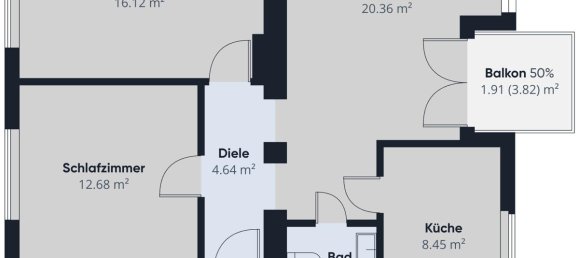 2 غرف نوم شقة في Bremen, Germany رقم 265264 12