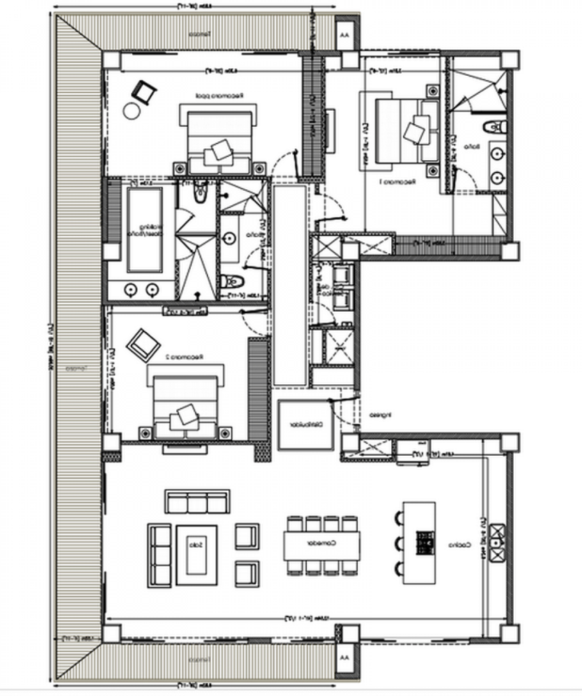Квартира с 3 спальнями в Халиско, Мексика № 153887