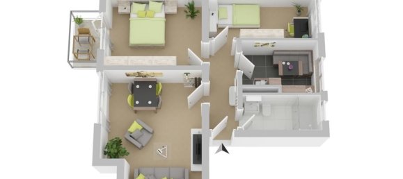 2-Zimmer Wohnung in Bremen, Germany, Nr. 15074 8