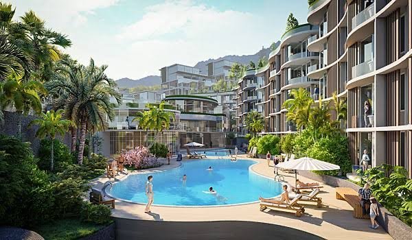 Apartamento com 2 quartos em condomínio em Phuket, Thailand N.º 86773