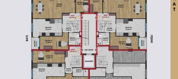 Apartment 1+3 in Antalya, Turkey No. 28169 2