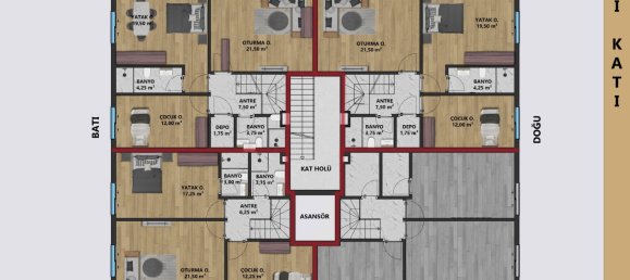 Apartment 1+3 in Antalya, Turkey No. 28169 4