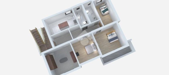 Квартира с 3 спальнями в Падуя, Италия № 370245 3