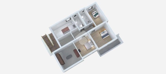 Квартира с 3 спальнями в Падуя, Италия № 370245 2