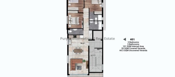 3 bedrooms Apartment in Larnaca, Cyprus No. 5148 7