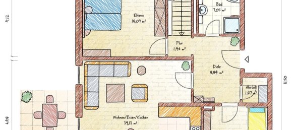 3 bedrooms Apartment in Offenbach, Germany No. 213703 20