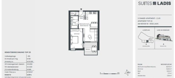 2-salle Appartement à Ladis, Austria No. 42408 10