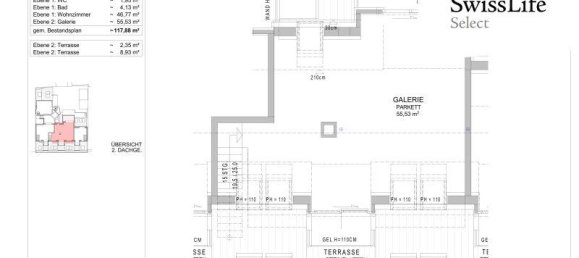Дуплекс с 3 комнатами в Майдлинг, Австрия № 262025 7