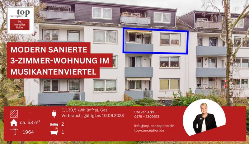 2 غرف نوم شقة في Mettmann, Germany رقم 168160