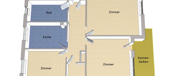 Apartamento de 3 divisões em Reinickendorf, Germany N.º 240973 7
