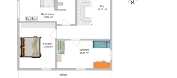 4 rooms House in Ludwigsburg, Germany No. 7874 21