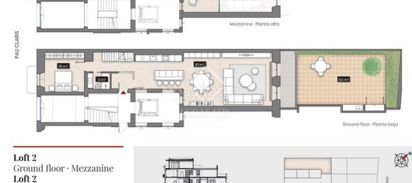 2 Schlafzimmer Wohnung in Eixample, Spain, Nr. 127779 24