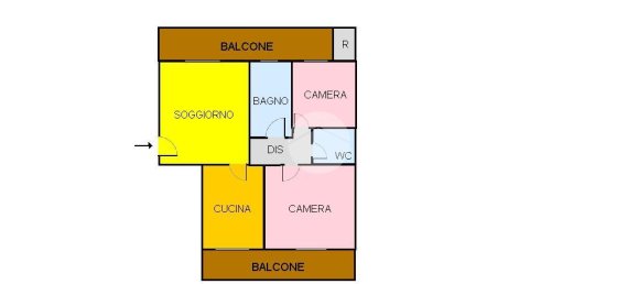 Apartamento de 4 habitaciónes en Brandizzo, Italy No. 140423 34