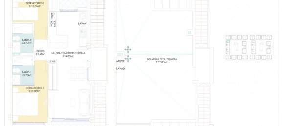 Bungalow T2 em Los Balcones, Spain N.º 6756 30