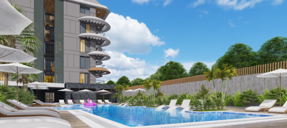 Квартира 1+1 в Кестель, Турция № 32331 13