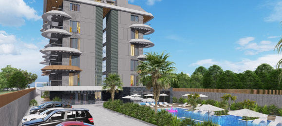 Квартира 1+1 в Кестель, Турция № 32331 3